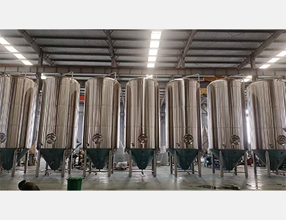 6000L inner oval side manhole fermentation tank